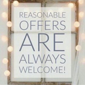 💕 All offers welcome 💕